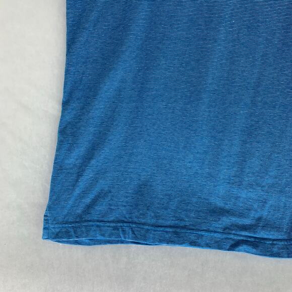 Tommy Bahama Blue White Stripe Short Sleeve T-Shirt Size M - Picture 10 of 16